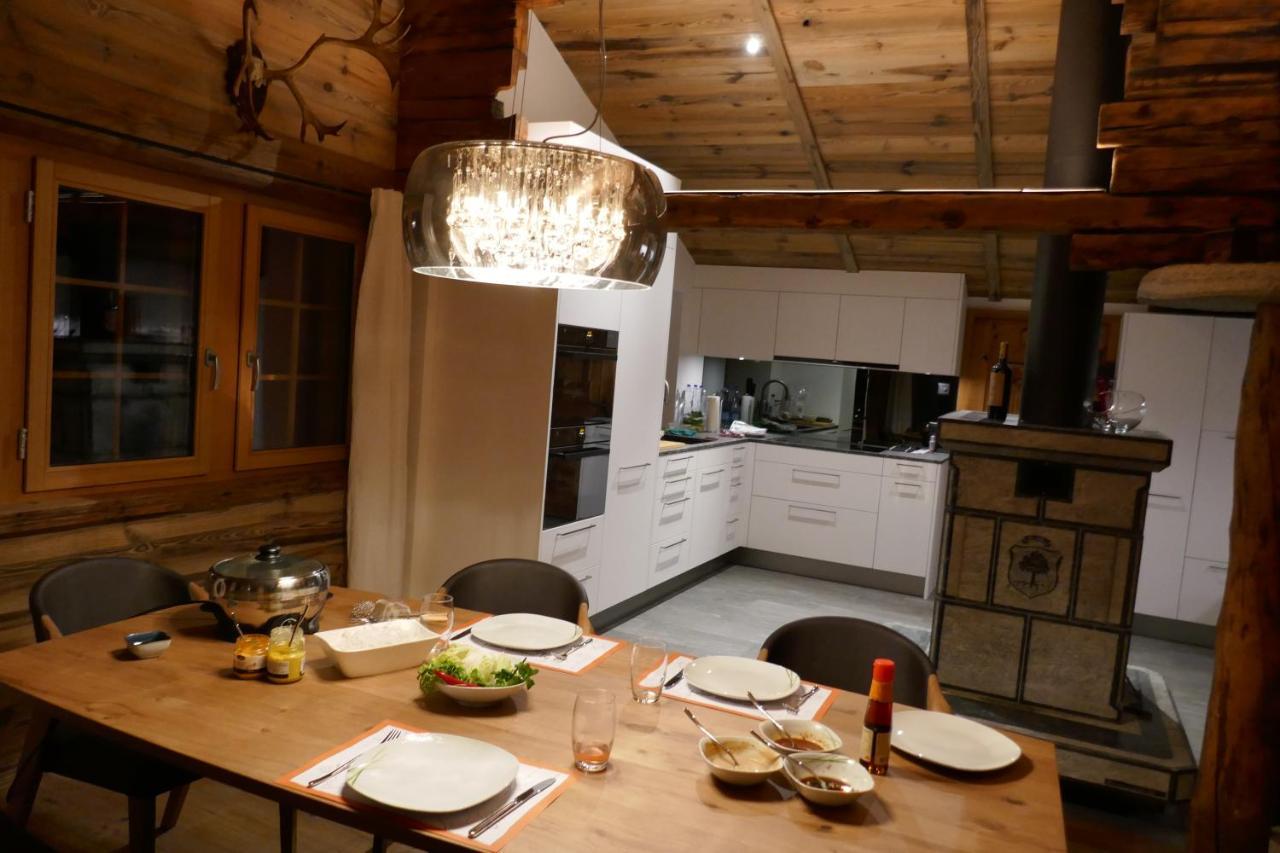 Chalet Birkhahn Saas Fee Exteriör bild