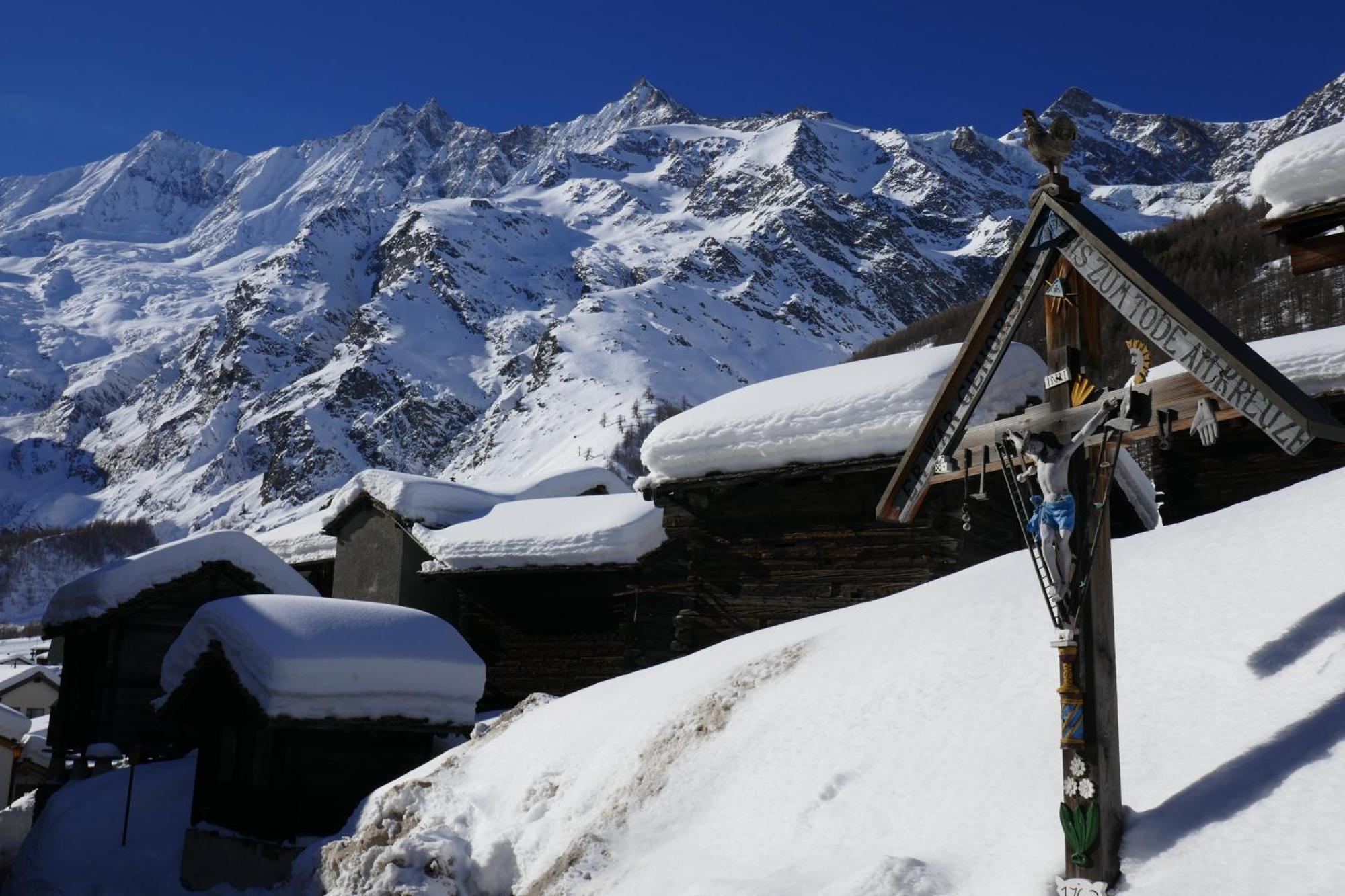 Chalet Birkhahn Saas Fee Exteriör bild
